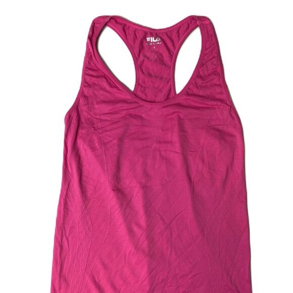 Women's Pink Sleeveless Active Top – Size Large, Lightweight Nylon Tank - Picture 1 of 3